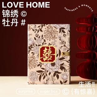 2025新款礼金薄结婚收礼记账本婚礼喜事高级签到记录本嘉宾礼单薄