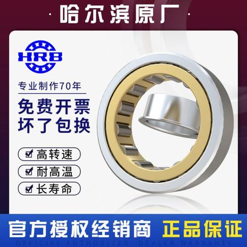 HRB哈尔滨轴承NJ2205EM S0 C3短圆柱滚子轴承内径25mm外径52mm
