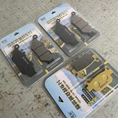 适用贝纳利金鹏TRK502X辐条轮版 骁QBJ500GS 5B前后刹车片碟刹皮