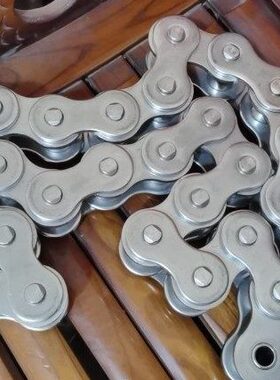 304不锈钢工业链条双排08A/10B/12B/16B/20B/24B/28B/32B/40B/48B