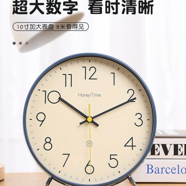 隆泽闹钟摆台式时钟座钟老人家用客厅静音台钟摆件桌面钟表摆放式,家居饰品,立钟/落地钟,淘宝优惠券,粉丝福利购,淘宝优惠卷