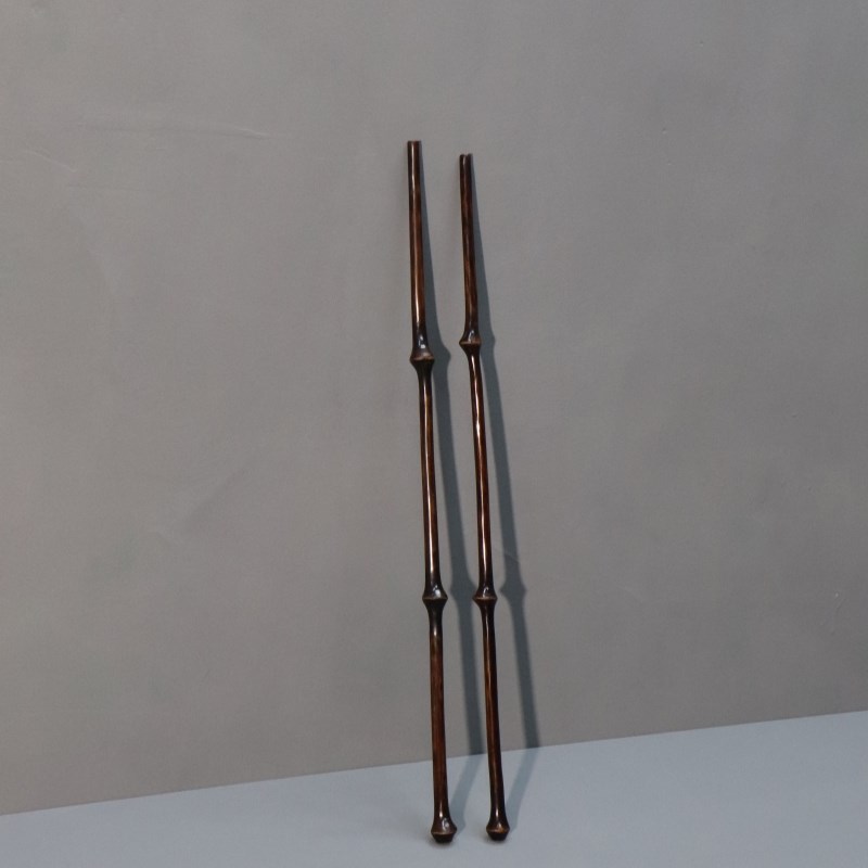 七月七竹制品紫竹根教鞭文玩手把件实H心竹玉竹老料筇竹指挥棒罗