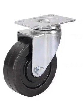 尼龙轮Ja-CPM01-D80-NS孔距60X80万向轮J-CPM01-D100-NS脚轮151X5