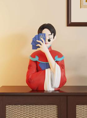 采购产品国家潮流人物饰品，创意时尚客厅入口电视柜饰品，家居饰