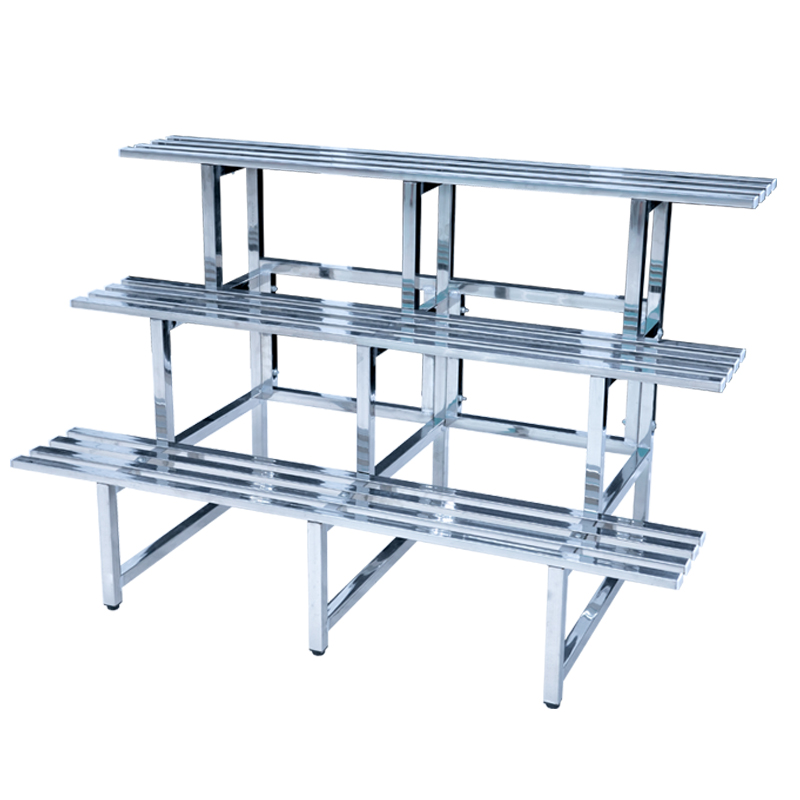 304不锈钢防腐大花架铁艺多层阳台放花架子室内外多肉阶梯花盆架