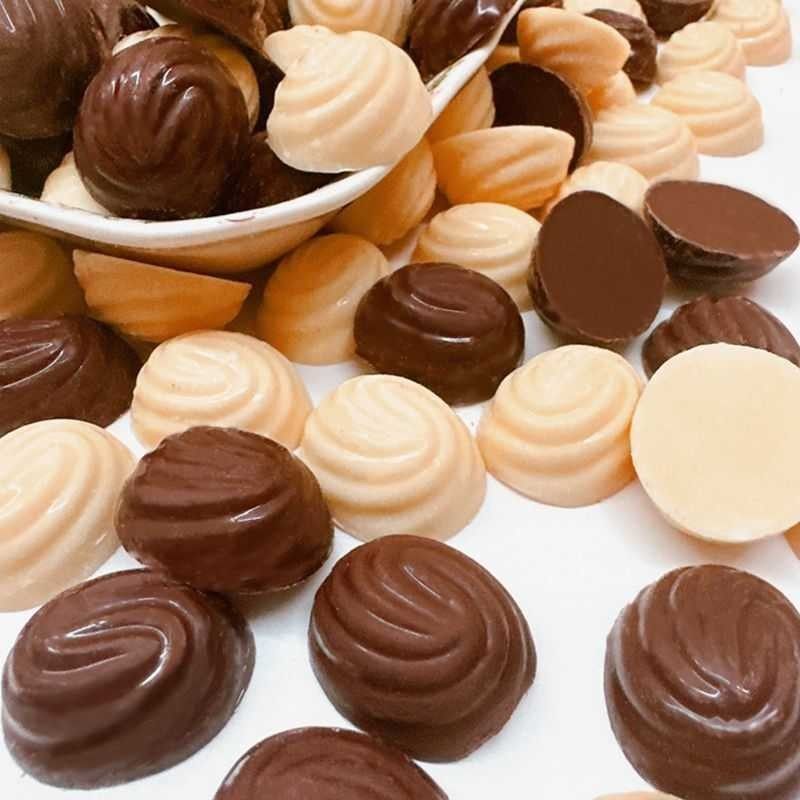 【纯脂巧克力】王府井百货大楼白巧克力黑巧混合老式纯可可脂糖果