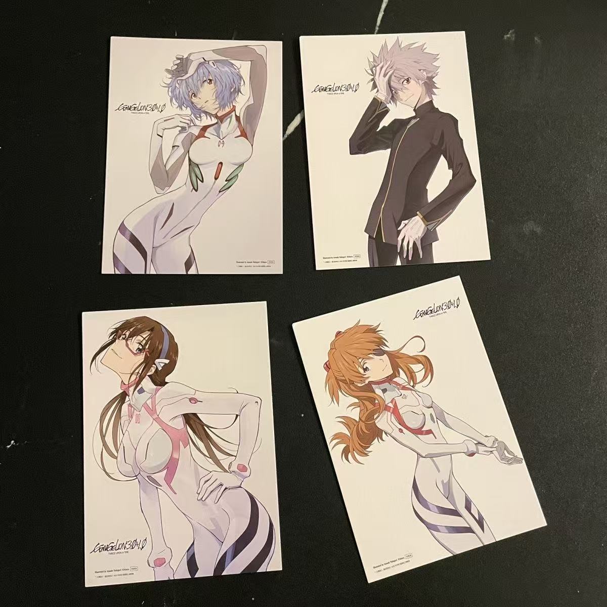 EVA新世纪福音战士天鹰战士后的冲击剧场版特典渚薰绫波丽明信片