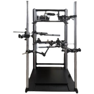 机器视觉工业相机支架大尺寸带刻度双目微调夹具实验打光测试平台