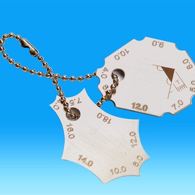 华工焊缝检测尺 焊接检验尺焊脚尺焊缝规焊接测量尺坡口尺深度尺