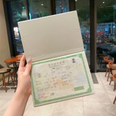 新版 2024年医学出生证明保护套和疫苗本外壳宝宝儿童预防针接种证