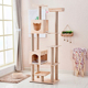 当天发货猫爬架实木猫窝猫树一体猫抓柱猫玩具猫跳台猫屋猫咪用品