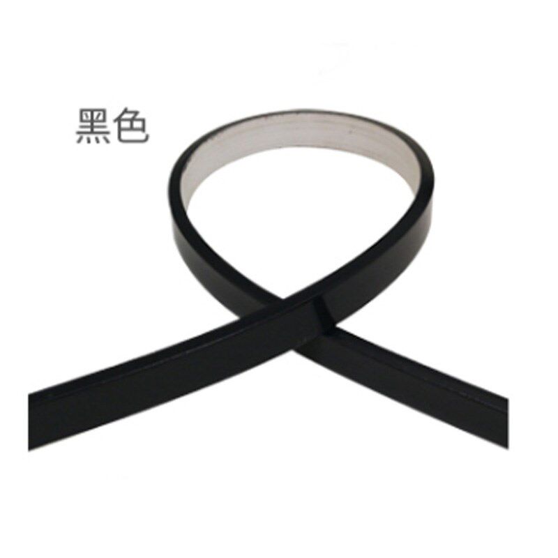 简约平板软线条吊顶弯曲造型装饰线条软PVC料压边条弧形边框线条