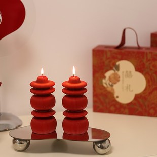 《喜礼》结婚香薰蜡烛个性创意红烛喜烛小众结婚礼伴手礼婚房布置