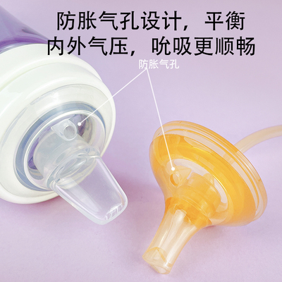 格罗咪咪奶瓶吸管配件通用鸭嘴学饮奶嘴重力球直饮喝水杯换替换头