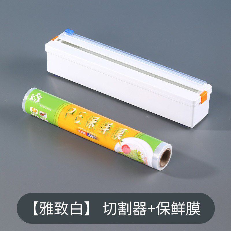妙美PE食品保鲜膜家用厨房盒装配切割器冰箱微波炉饭店大卷经济装