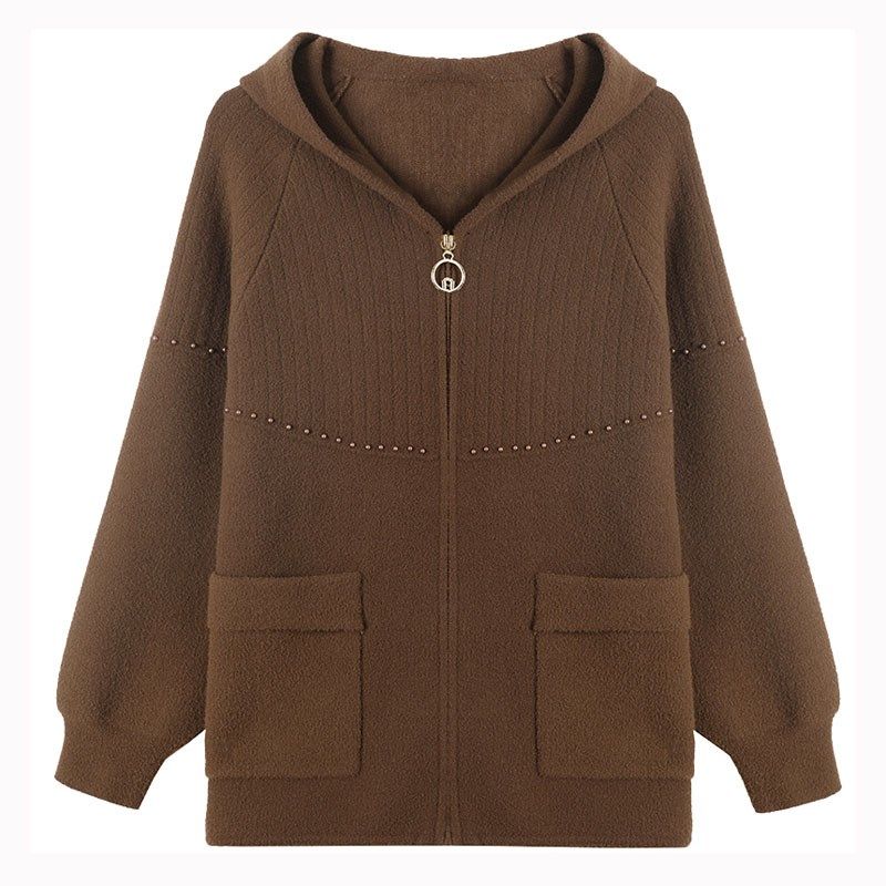 妈妈秋冬装双面毛呢外套2024新款中老年女装春秋大码宽松针织上衣,女装/女士精品,中老年女装,淘宝优惠券,粉丝福利购,淘宝优惠卷