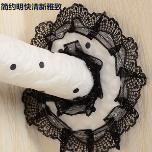 美化空调管道套子防尘挂机管子套装饰布艺美观管道遮挡遮丑黑白点