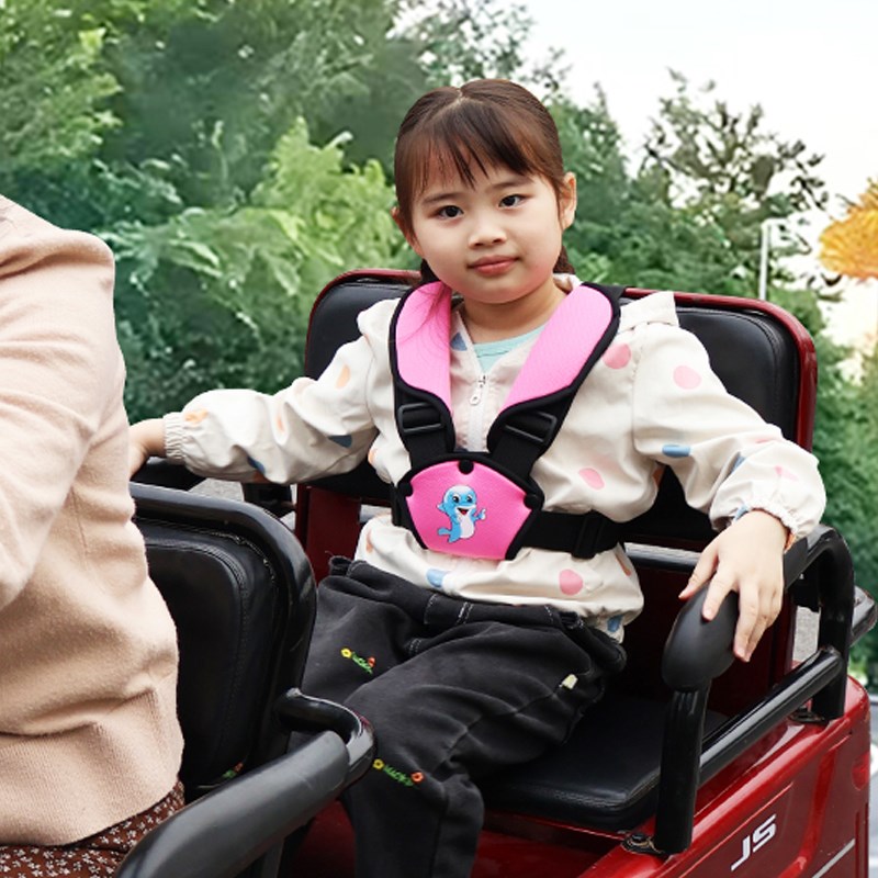 电动三轮车后座儿童安全带小孩防摔摩托座椅固定保险绑带娃神器