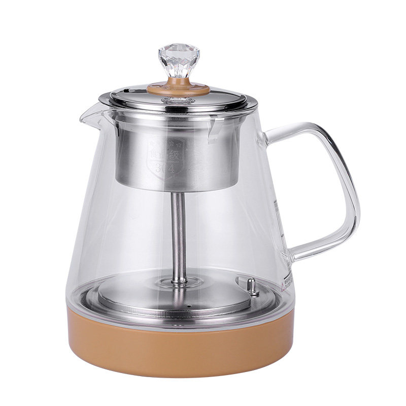 全自动煮茶器多功能耐热玻璃煮茶壶小三环小五环单个茶炉配件通用