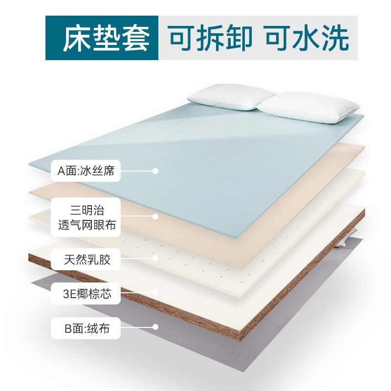 床垫硬垫薄款椰棕乳胶护脊可折叠家用拼接床榻榻米床垫尺寸定制,床上用品,床垫/床褥/床护垫/榻榻米床垫,淘宝优惠券,粉丝福利购,淘宝优惠卷