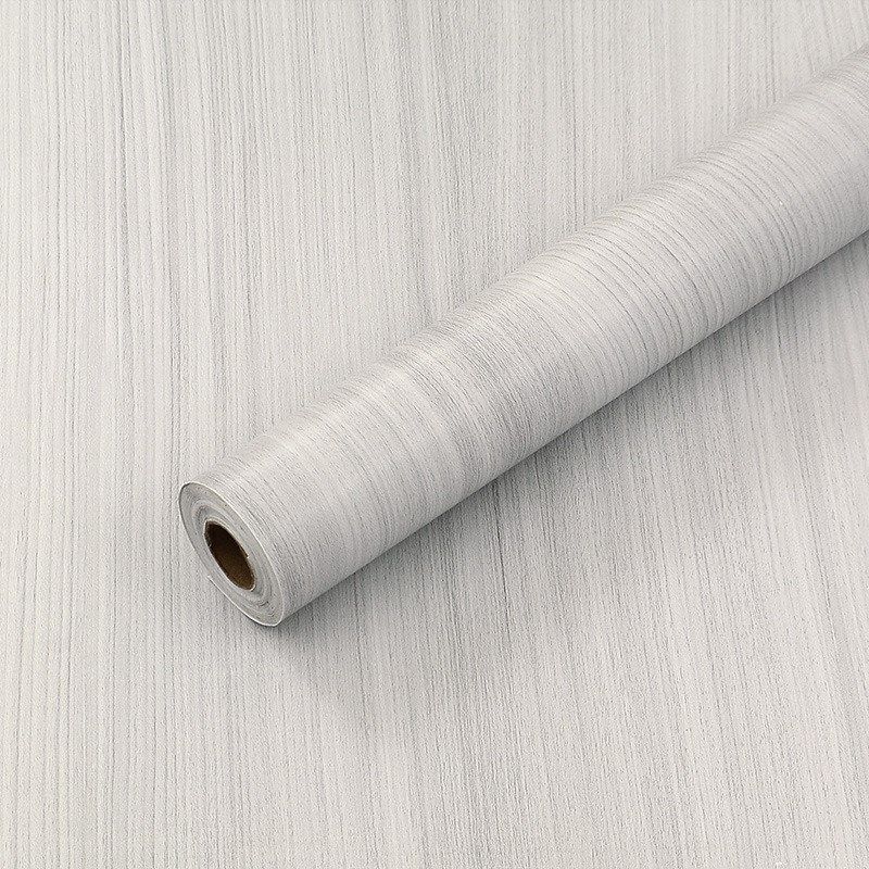 净面条纹木纹贴纸桌面衣橱柜子家具翻新仿木纹纸墙纸自粘防水防潮