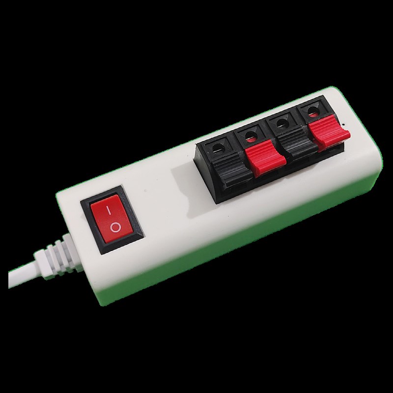 LED灯试电盒AC220V灯具老化快速试灯盒led筒射灯测试器开关接线夹