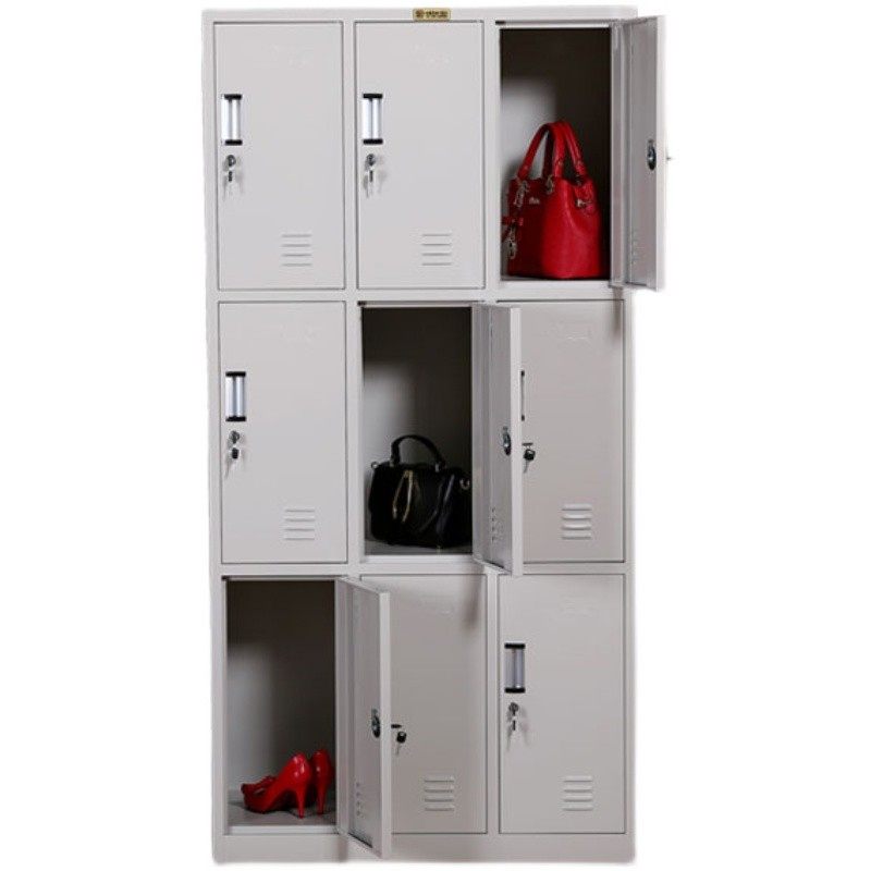 员工更衣柜带锁铁皮存包储物柜健身房宿舍收纳鞋柜工厂车间多门柜,商业/办公家具,更衣柜,淘宝优惠券,粉丝福利购,淘宝优惠卷