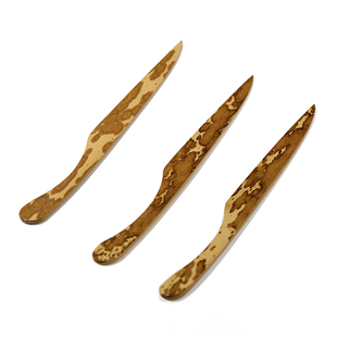 问心堂裁纸刀宣纸专用传统梅妃竹手工竹刀裁纸不伤手文房四宝书法