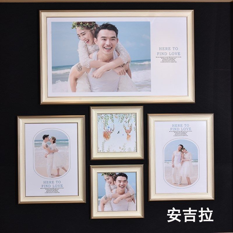 婚纱照洗照片相框挂墙2436寸影楼结婚照放大定制做全家福放大冲印,家居饰品,相框/画框,淘宝优惠券,粉丝福利购,淘宝优惠卷