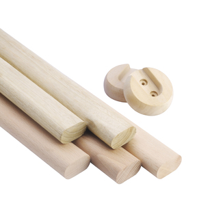 实木香樟衣柜挂衣杆实木衣架杆柜子内杆挂衣服木杆子榉木挂杆壁挂