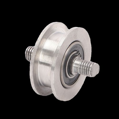 H型轨道轮双边大铁门重型槽轮轻轨滑轮工字钢槽钢方钢H型轨道轮