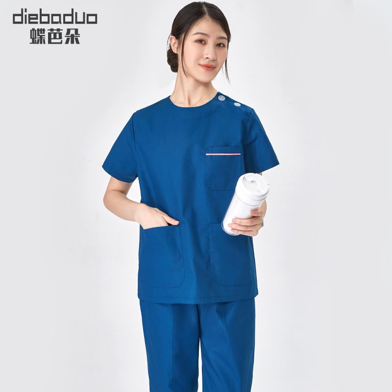 蝶芭朵手术服洗手衣女短袖夏季手术室工作服刷手服护士服分体套装