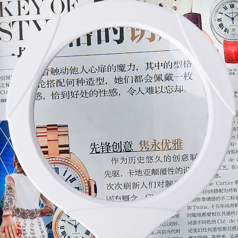 台式放大镜1000倍高清100倍儿童老人阅读60倍便携式维修用带led灯
