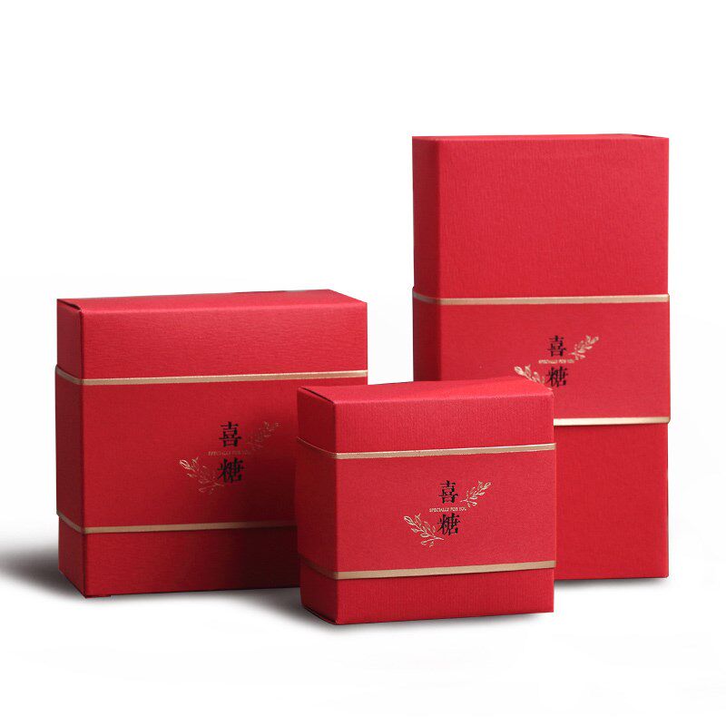 新款中式结婚喜糖盒子创意婚礼糖盒定制个性中国风喜糖盒