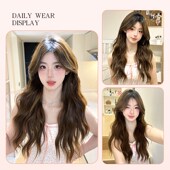 层次卷假发片一片式 女长卷发增发量蓬松无痕接发隐形轻薄