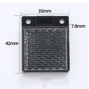 mm光电关镜面替E99替F22反射板 2小方形反光板