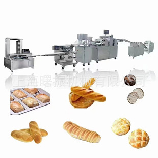 长条面包毛毛虫面包生产流水线 全自动面包流水线 包子馒头生产线