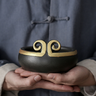 齐天大圣大号创意复古个性烟灰缸客厅茶几陶瓷烟灰缸定制