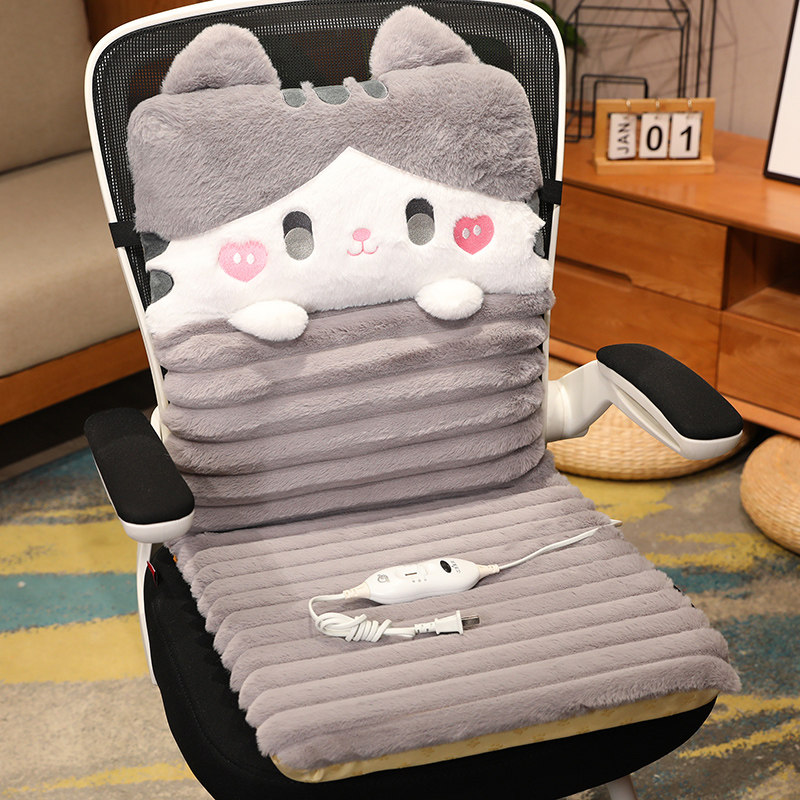 连身坐垫椅垫办公室久坐屁垫靠背一体座椅底学生宿舍加热板凳垫,居家布艺,椅垫,淘宝优惠券,粉丝福利购,淘宝优惠卷