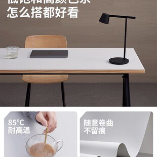 他家桌垫小奶皮防烫皮革书桌垫学习写字台桌布免洗防油防水
