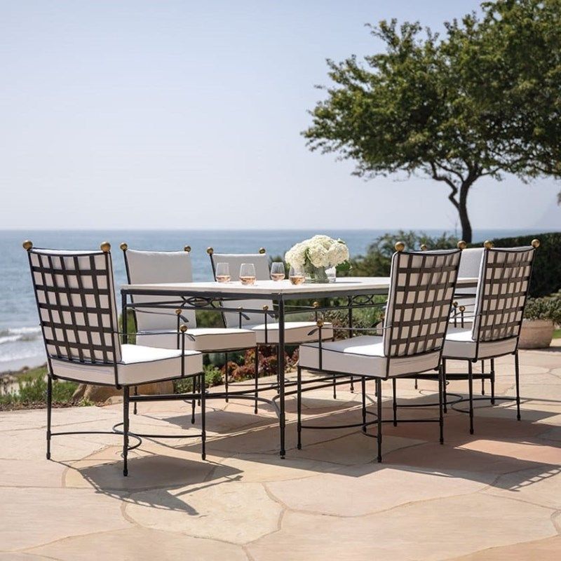 欧式咖啡厅长桌座椅奶茶店桌子工业风摩洛哥休闲餐桌餐吧露天餐椅