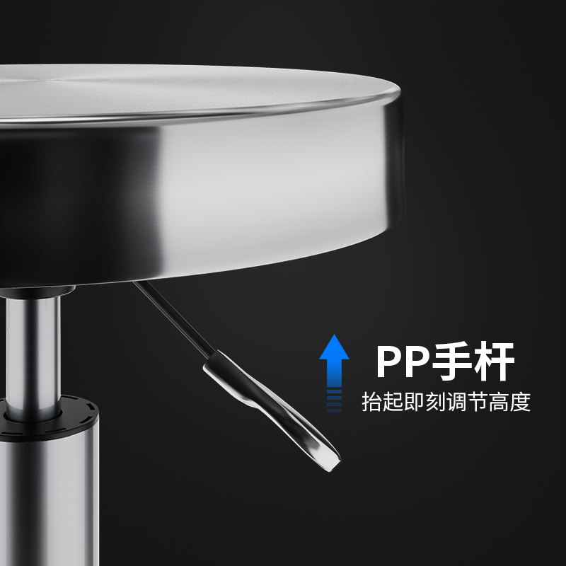 美容凳滑轮美容院专用椅子理发店大工凳理发美甲旋转升降按摩凳子