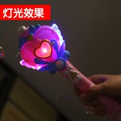 儿童电动吹泡泡器全自动泡泡相少女心仙女魔法棒泡泡补充液
