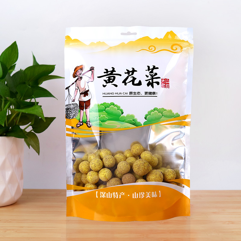 土特产自封袋香菇黑木耳茶树菇密封袋黄花菜红菇姬松茸包装袋定制