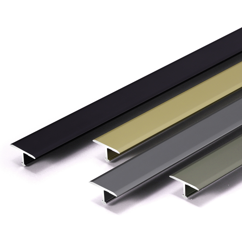 T型地板收边条地砖缝隙遮挡条过门石接缝压边条装饰铝合金收口条
