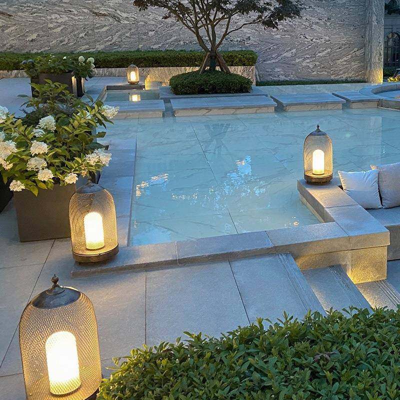 户外庭院落地灯简约现代艺术鸟笼灯日式复古花园灯民宿院子氛围灯,家装灯饰光源,草坪灯,淘宝优惠券,粉丝福利购,淘宝优惠卷