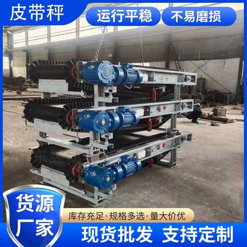 定量恒速包装输送皮带秤 双层熟料生料皮带称 煤块矿石称重给料机