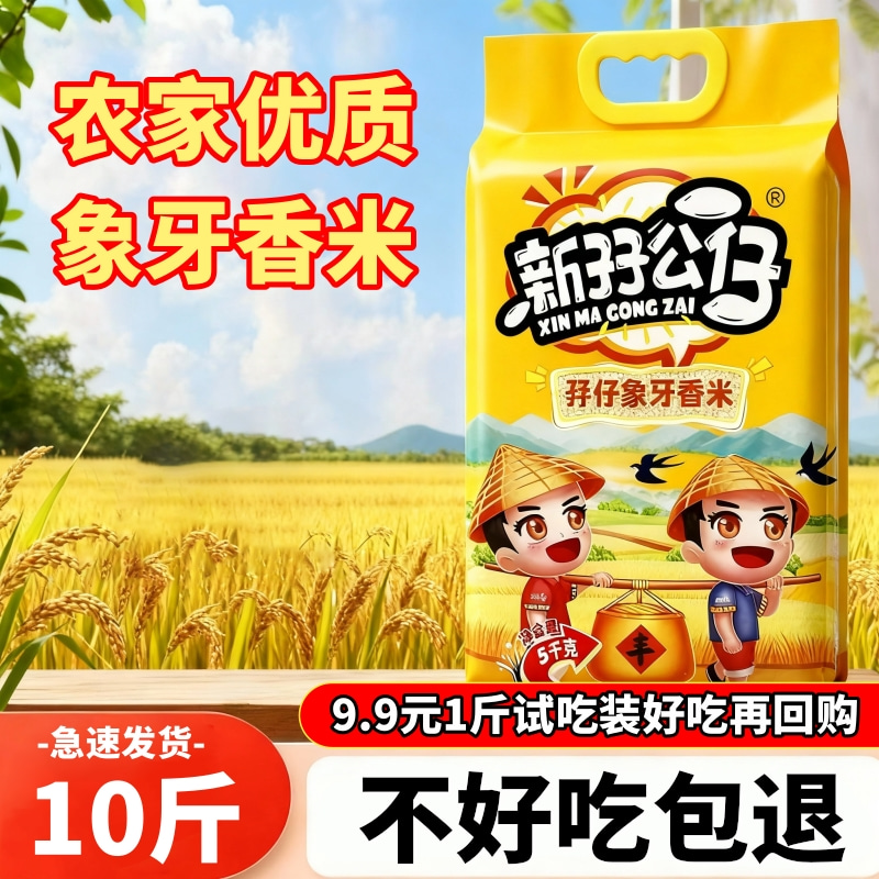 一斤试吃装农家优质米猫牙米