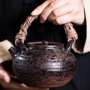 六合堂紫砂煮水壶纯手工陶壶提梁壶电陶炉煮茶器烧水壶家用泡茶壶