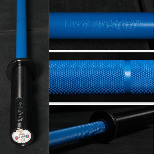 IRONO细狗杆D 1.8m三项杆杠奥身铃杆力量举杆训练深蹲卧推硬拉健